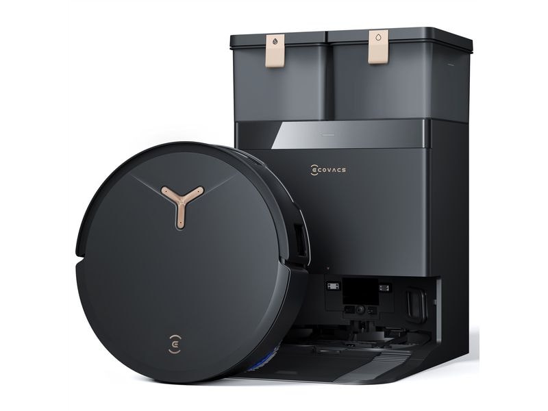 Ecovacs Saug- und Wischroboter Deebot T50 Max Pro Omni Schw Hochleistungs-Saugroboter mit innovativer Wischfunktion und automatischer Absaugstation für eine tiefenreine Reinigung