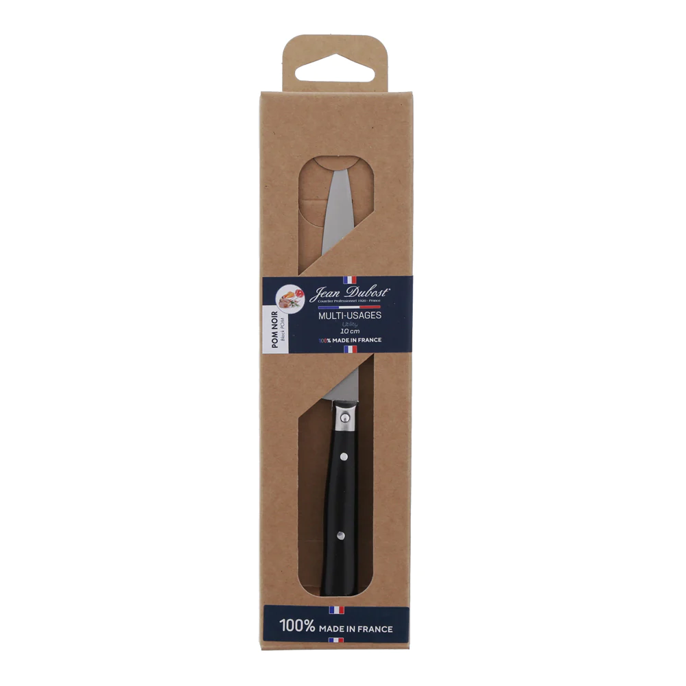 Couteau multi usage POM noir 11 cm Jean Dubost