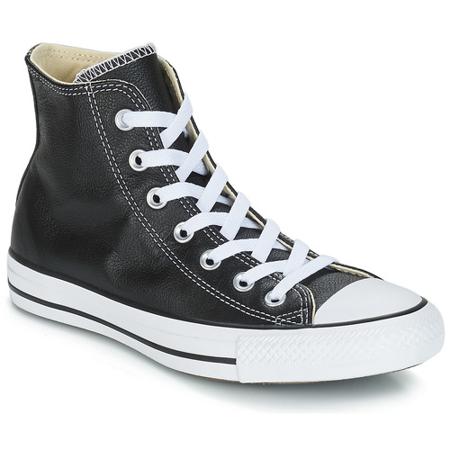 Converse - CHUCK TAYLOR ALL STAR LEATHER HI - Noir
