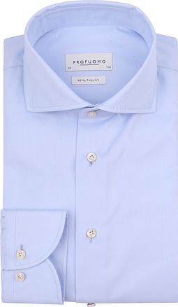 Profuomo Hadleighs Royal Twill Shirt No6 Blauw PP2HC0011 kopen