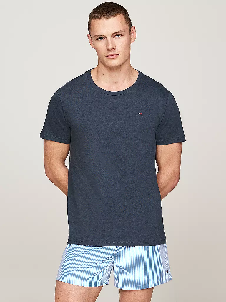 TOMMY HILFIGER T-Shirt 3er Pkg blau
