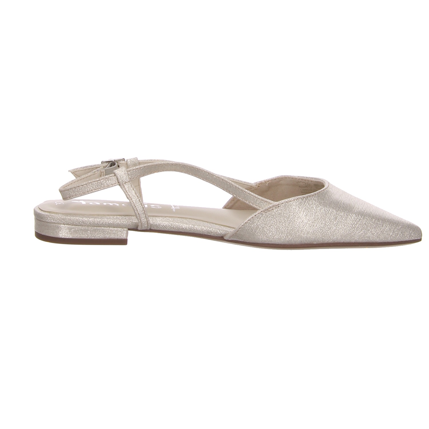 Tamaris Slingballerina beige gold/silber/bronce