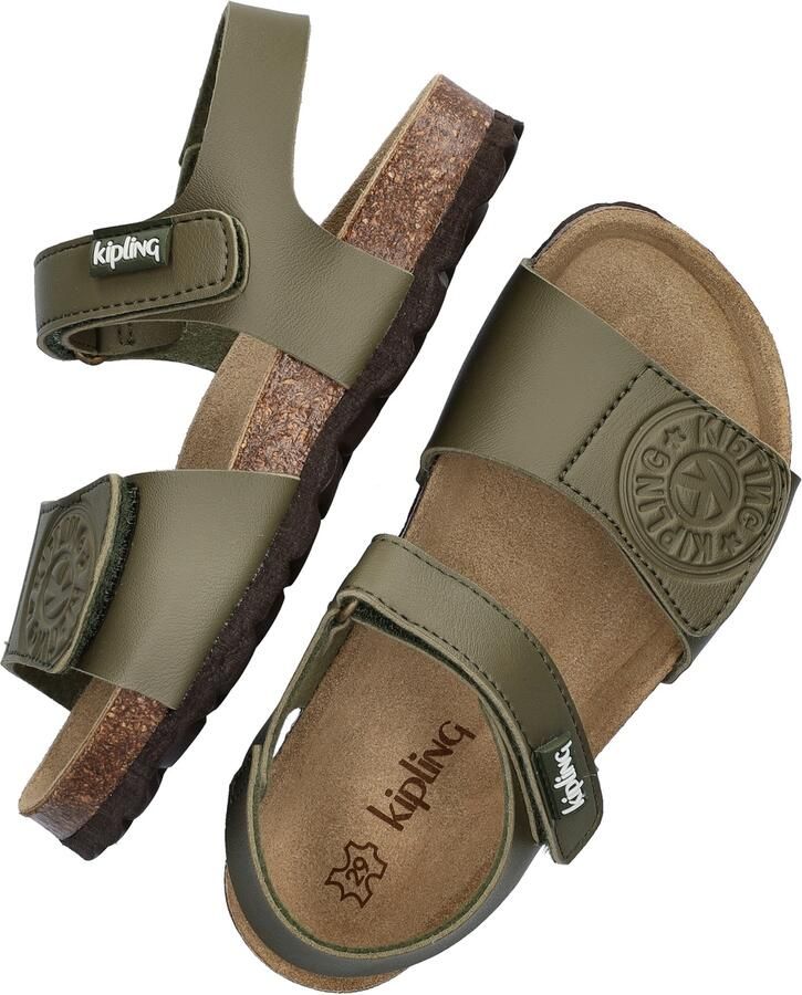 Kipling Guy sandaal kaki Groen Jongens Imitatieleer 31