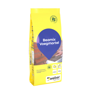 Weber Beamix Metselen voegmortel antraciet 5 kg