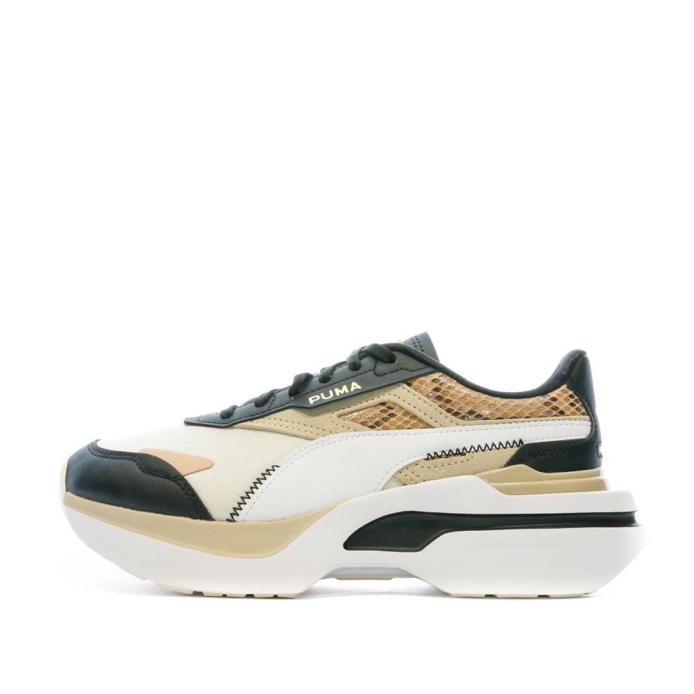 Puma Baskets Blanches/Noires Femme Puma Kosmo Rider
