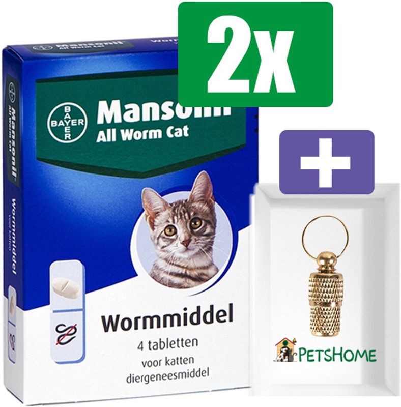 Mansonil - All Worm - Ontwormingsmiddel - Voor Kat - Brede Werking