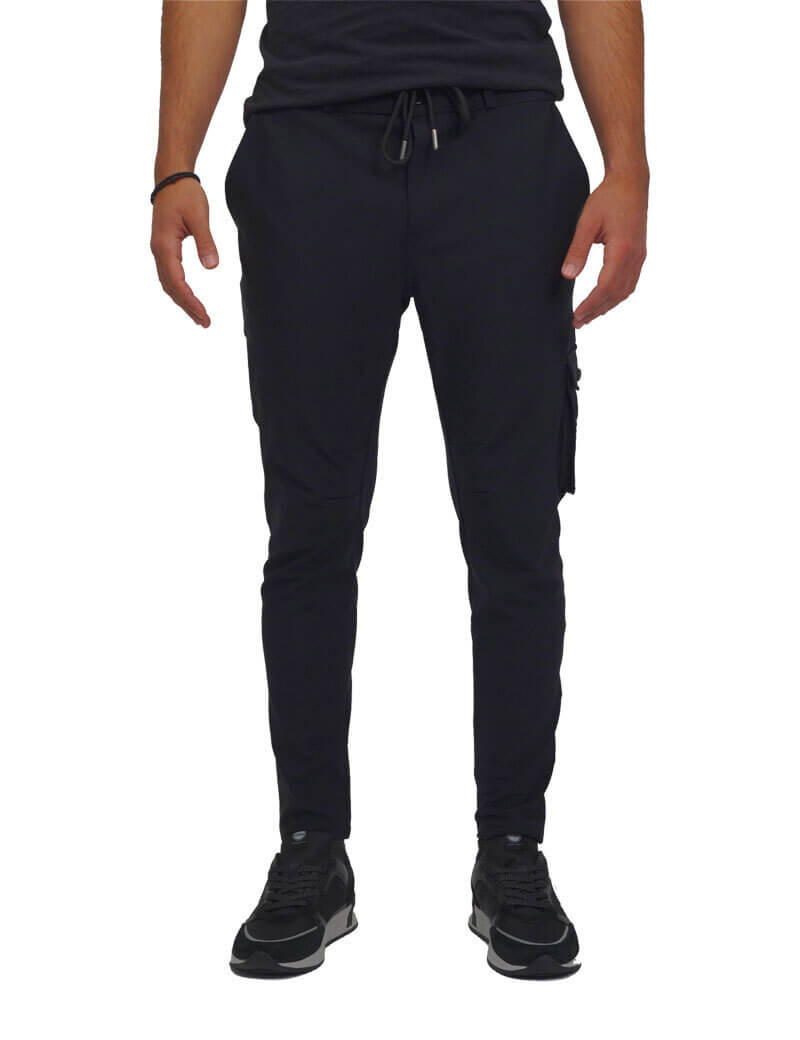 HBT PANTALON CARGO HOMME CHRIS NOIR