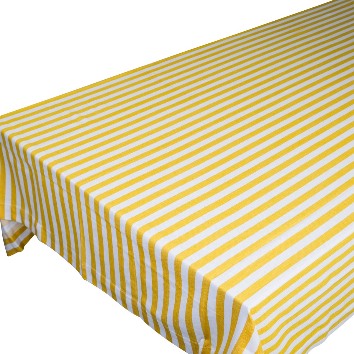 Linen & More tafelkleed Nuno geel 140 x 300 cm