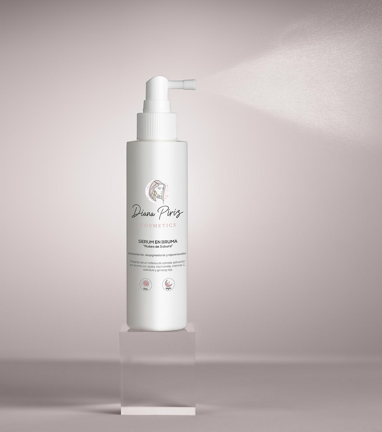 Diana Piriz Cosmetics - Sérum Bruma Rejuvenescedor Nubes de Sakura