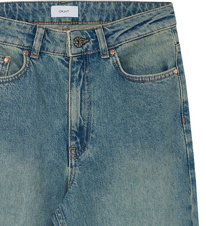 Grønt Jeans - Apito Second - Vintage Acid Blue