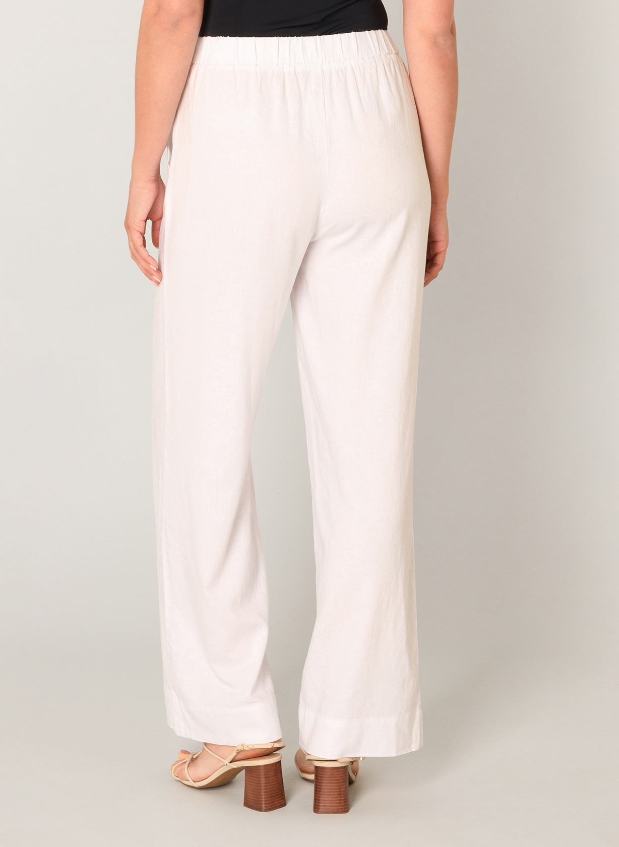 Base Level Leinenhose »Yul«  Sommerhose mit elastischem Bund