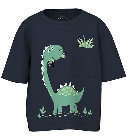 Name It T-Shirt - NmmVilian - Navy Blazer/Dino Gras