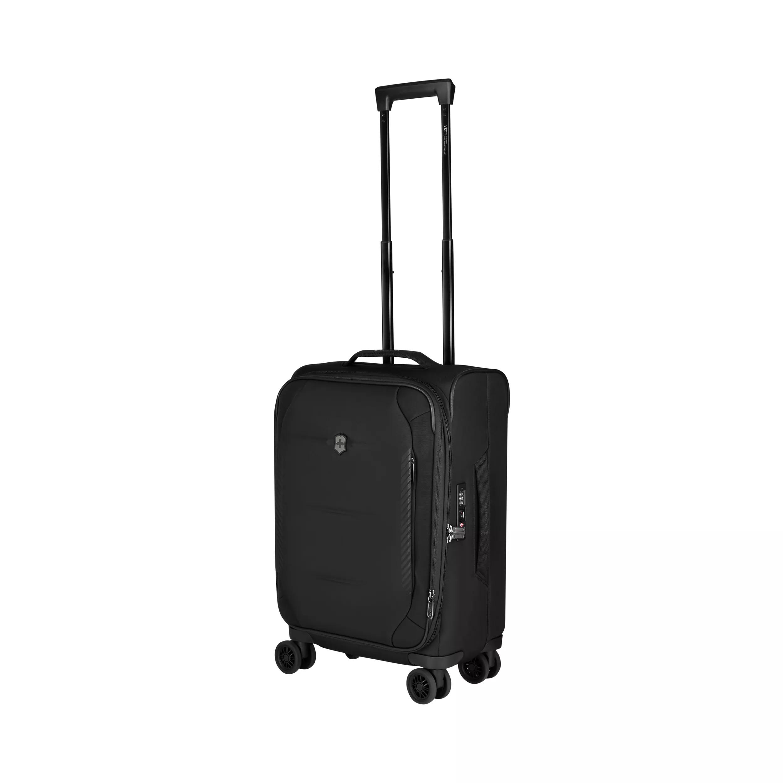 Crosslight Frequent Flyer Softside Carry-On-schwarz