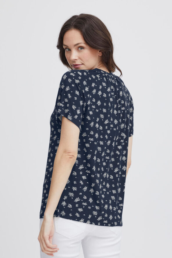 Fransa FRSANIE TEE 1 Navy blazer mix