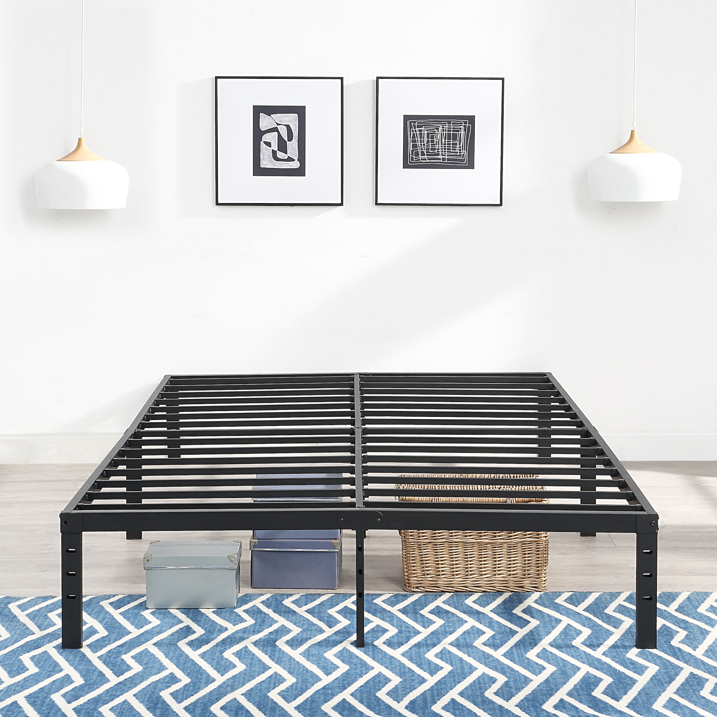 ATLANTIC home collection Metallbett »Rafael« Plattformbett, mit Platz für Stauraum