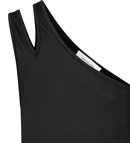 Rosemunde Top - One Shoulder - Schwarz