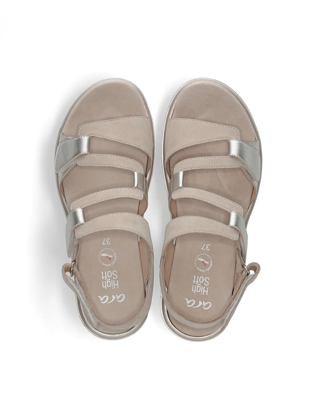 Sandale Bilbao platin sand
