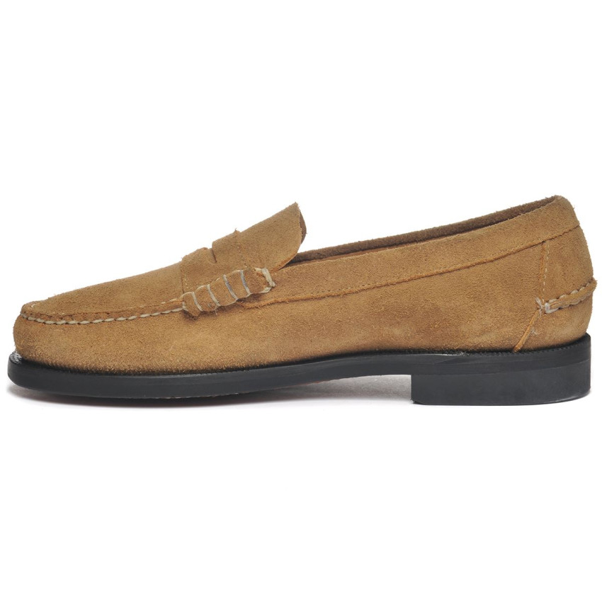 CLASSIC DAN FLESH OUT BEIGE CAMEL MOCASSIN-Mocassin pour homme en cuir flesh-out