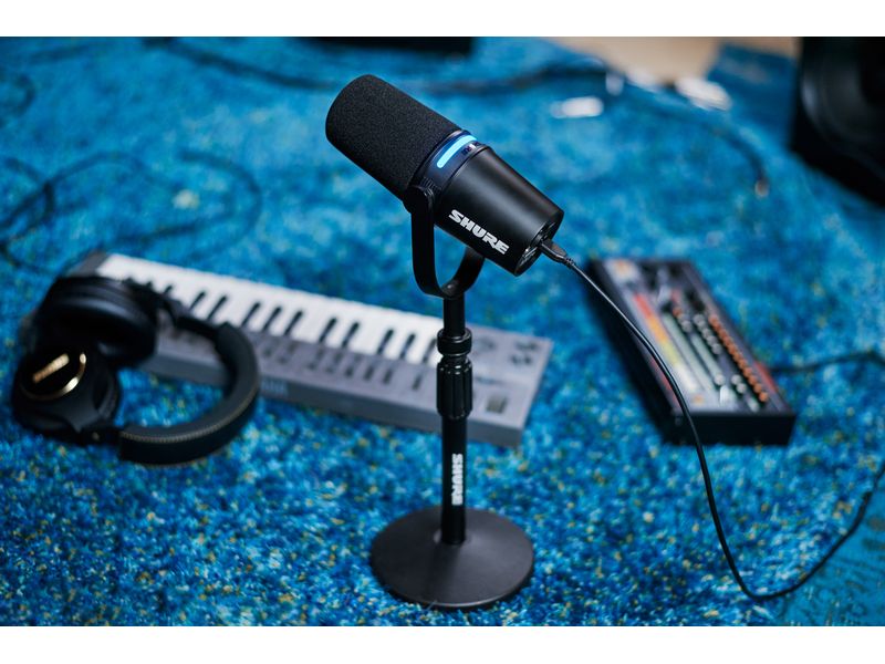 Shure Mikrofon MV7  Schwarz Podcast-Mikrofon