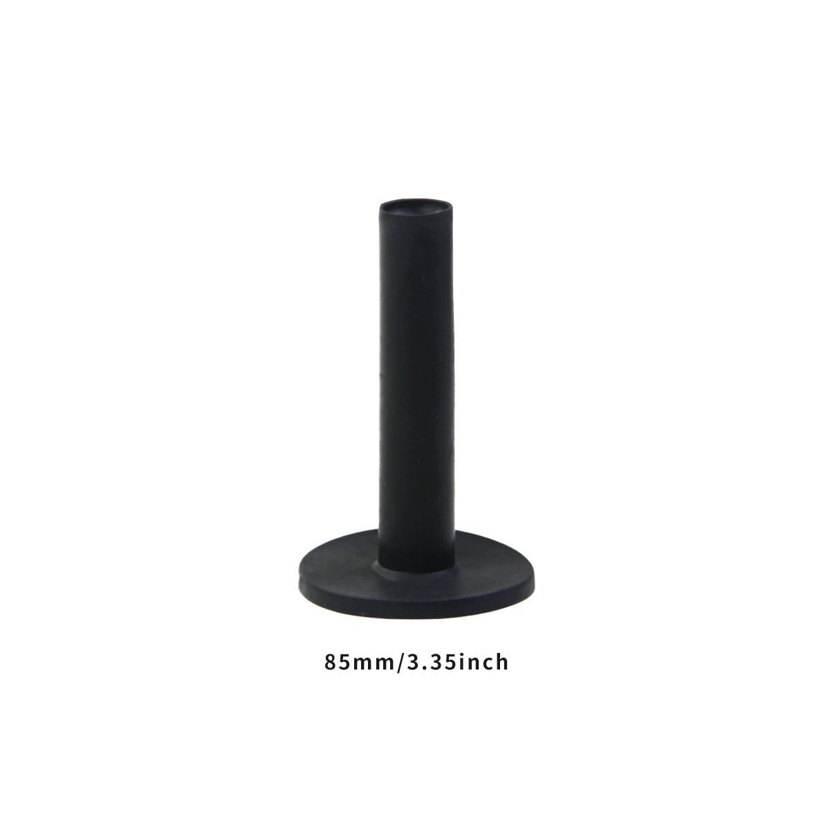 Gummi golf-tees for driving range 3 størrelser 58/68/85 mm 3-pak Sort