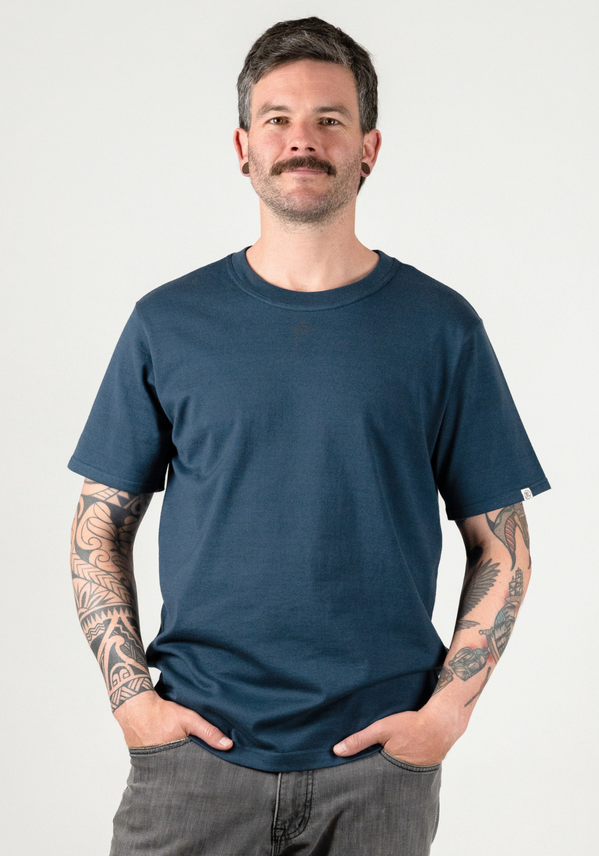 WE ARE ZRCL Herren-T-Shirt Basic Swiss Edition Blue