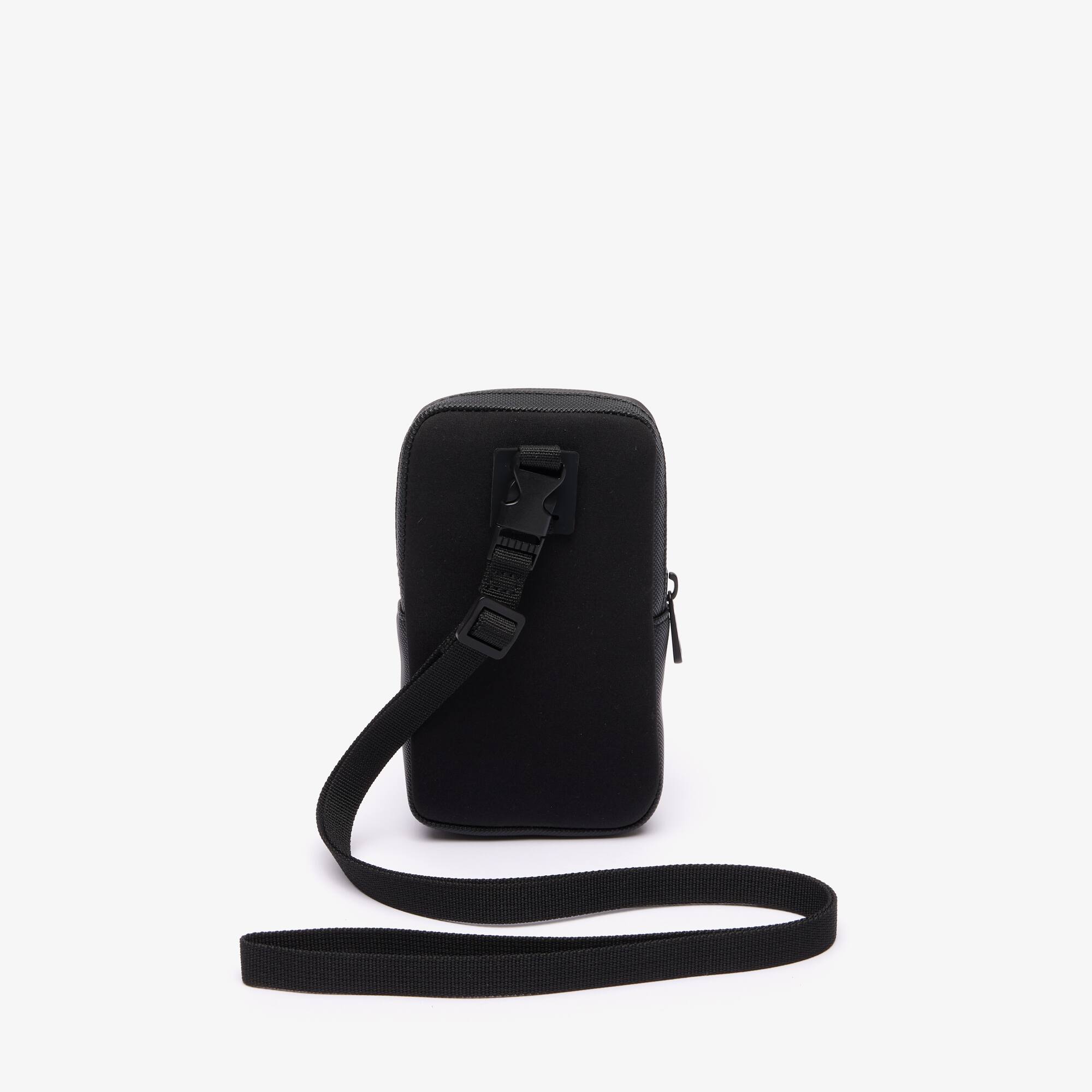 Pochette smartphone en petit piqué Coques iPhone - Noir - Lacoste - Homme