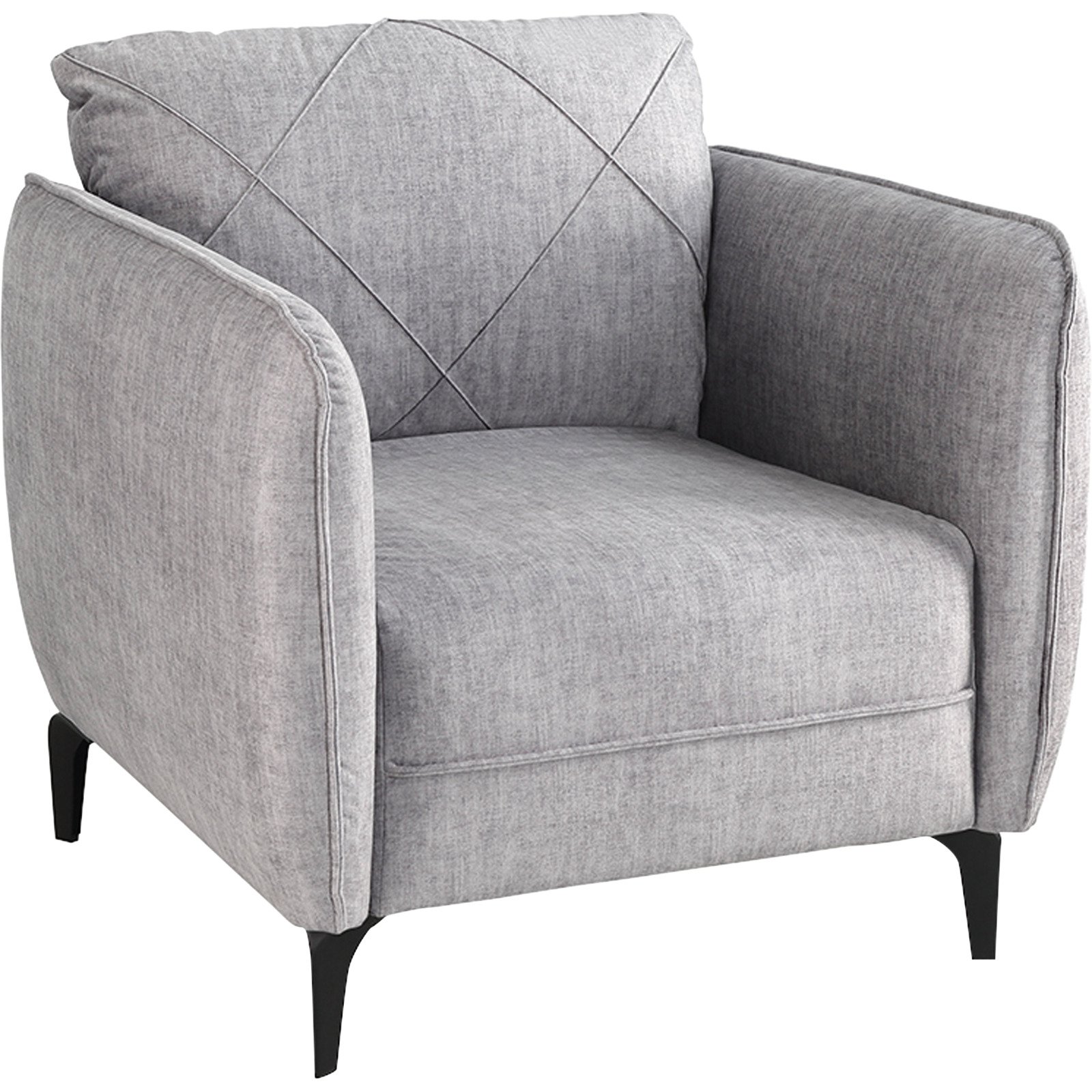 Bettsofa Galeras Stoff grau, Bettkasten