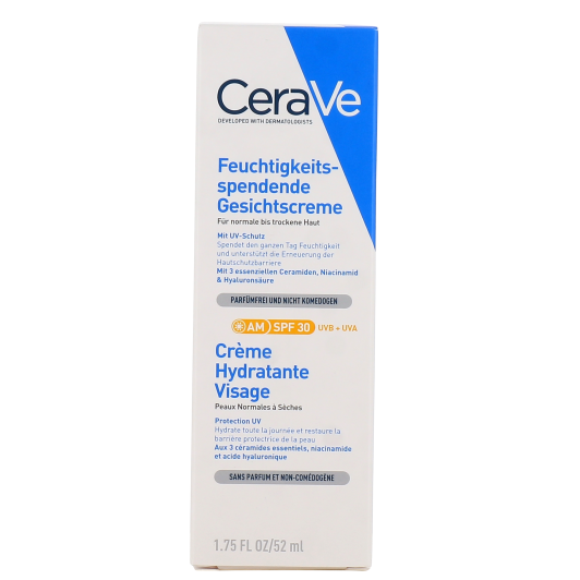 Cerave crème hydratante visage SPF30