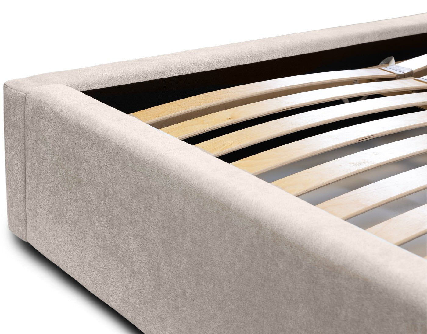 Trae Mobler Montana 180 x 200 cm Gestoffeerd Bed Beige