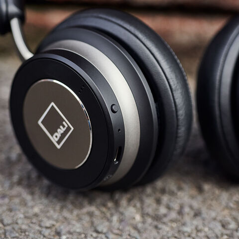 DALI IO-6 – over-ear Bluetooth-hoofdtelefoons met ANC Iron Black