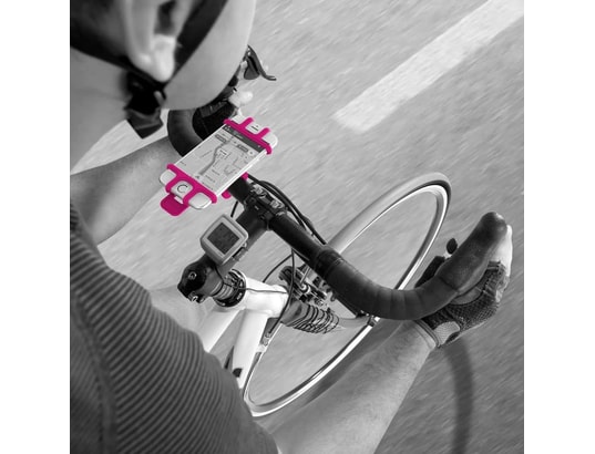 CELLY - Support smartphone Porte-téléphone de vélo easybike rose