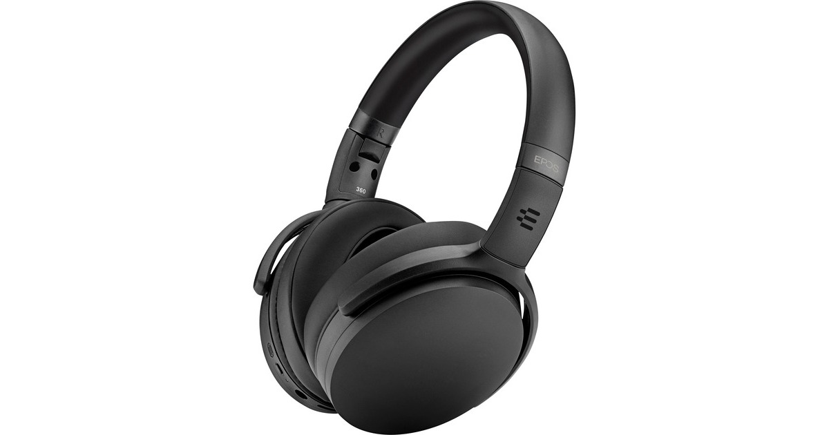 EPOSADAPT 360 over-ear headset  (Zwart, Bluetooth, USB-C)