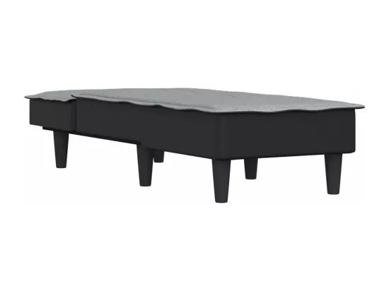 Prolenta Premium - Chaise longue gris clair tissu