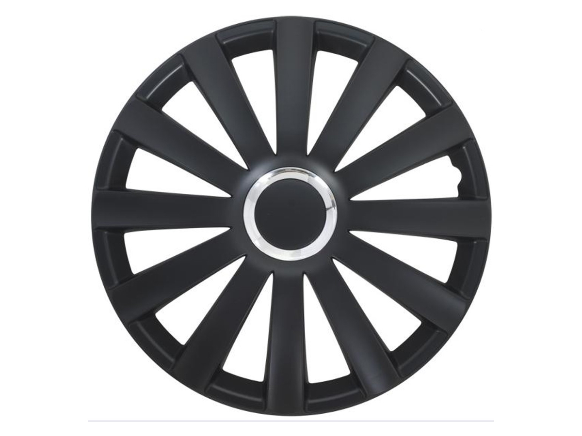 Autostyle Spyder 17 inch set van 4 wieldoppen - Black