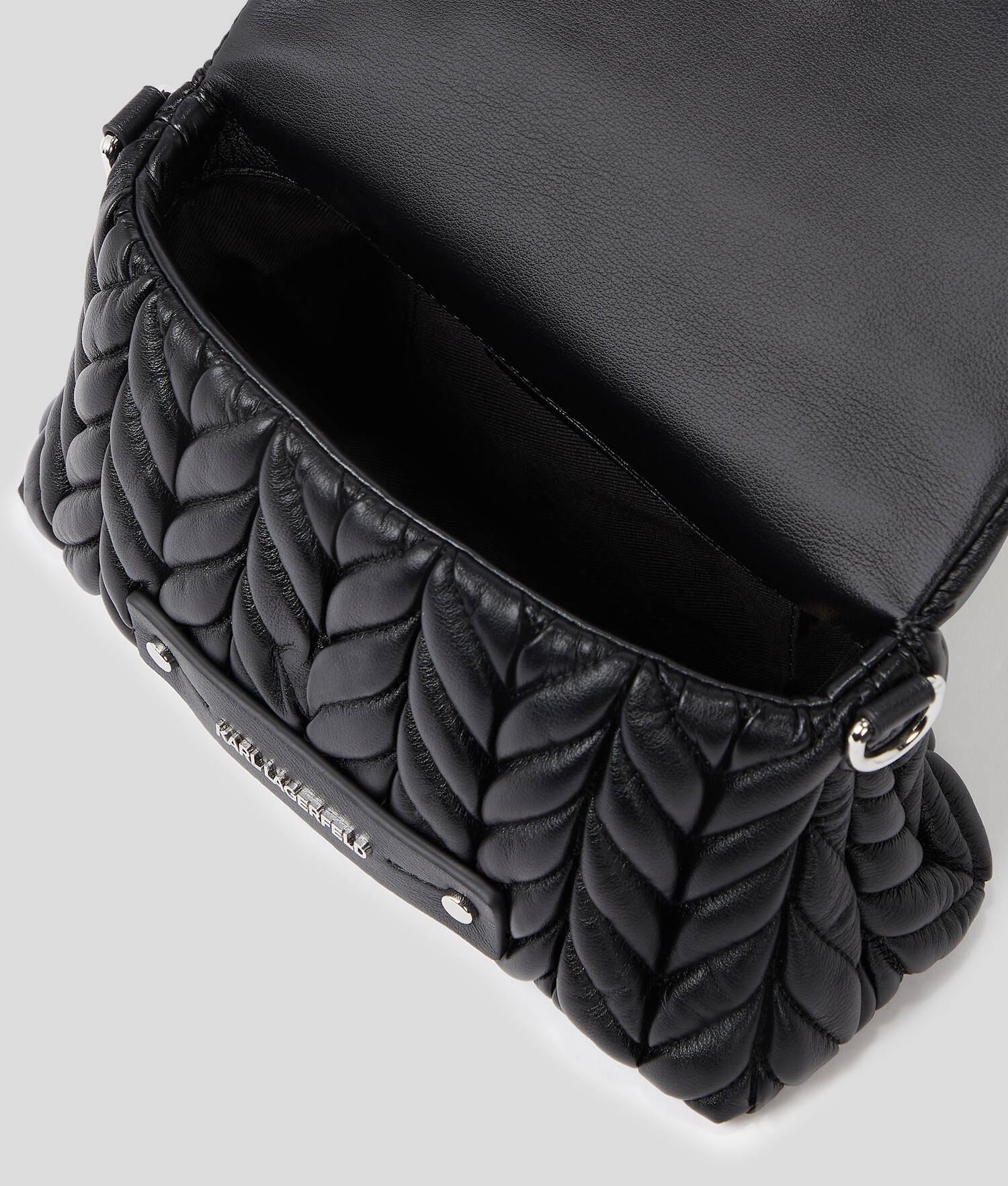 SAC BANDOULIÈRE K/WEAVE - Noir-Nickel