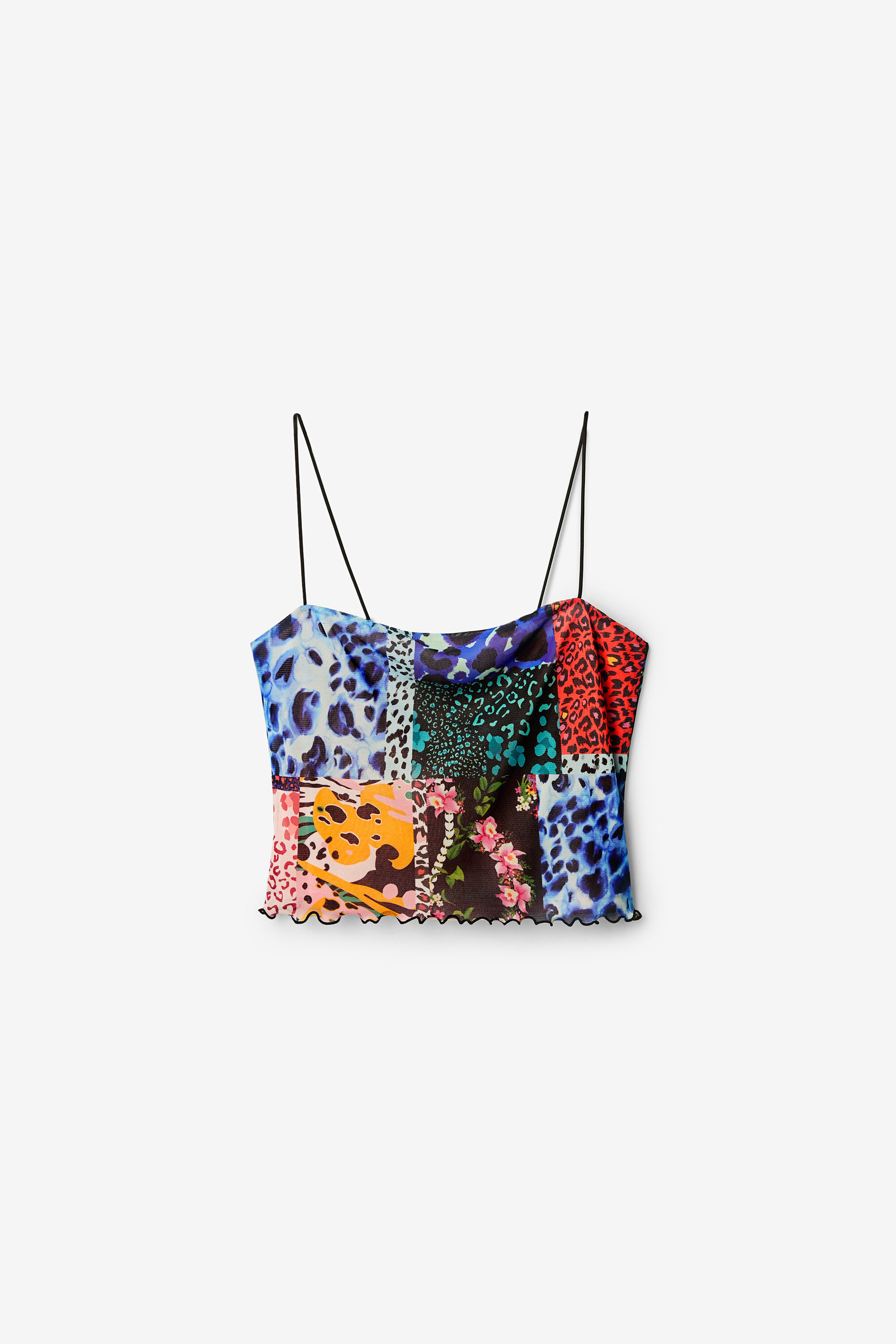 Crop top patchwork