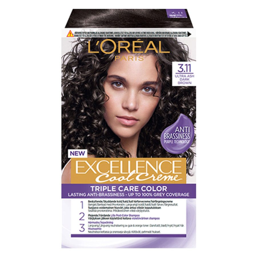 L'Oréal Paris Excellence Cool Creme 3.11 Ultra Ash Dark Brown