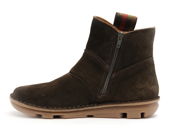 Onfoot boots bottine plates femme silken 30605 kaki