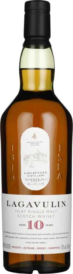 LAGAVULIN 10 YEARS SINGLE MALT 70CL