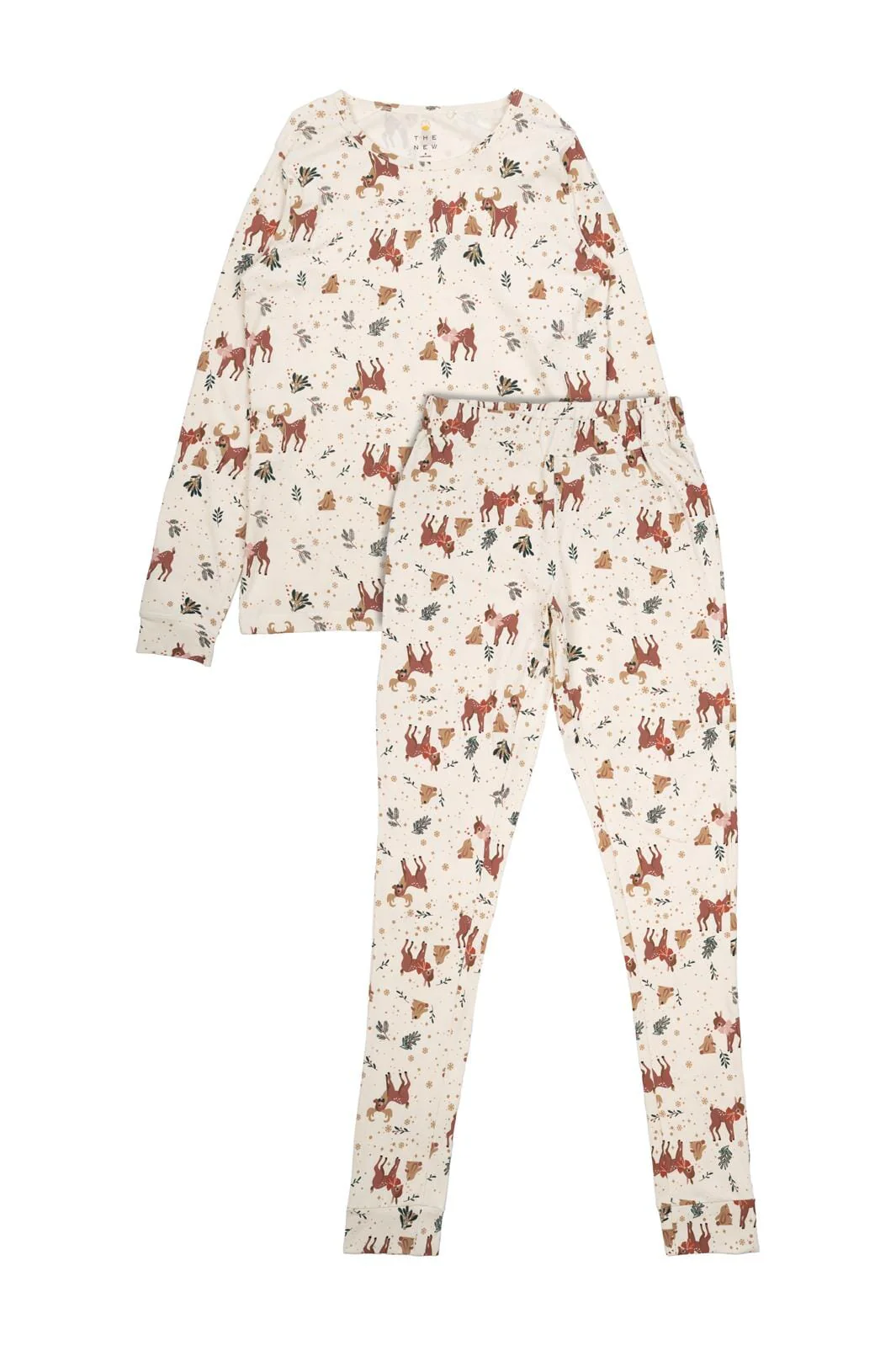 The New Tnholiday Nightset Adults TN5959 white swan aop