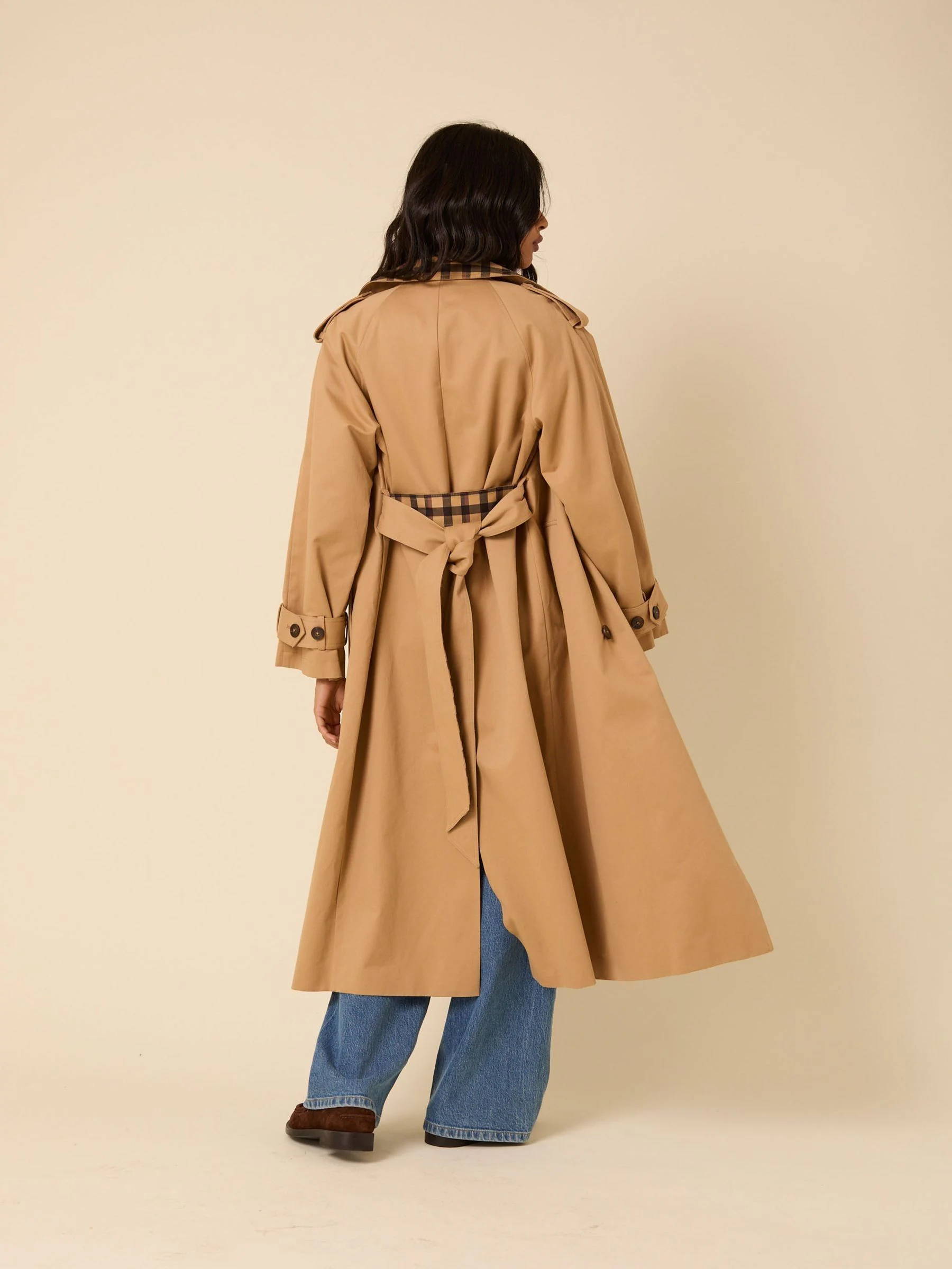 Nobodys Child Contrast Okasan Trench Coat