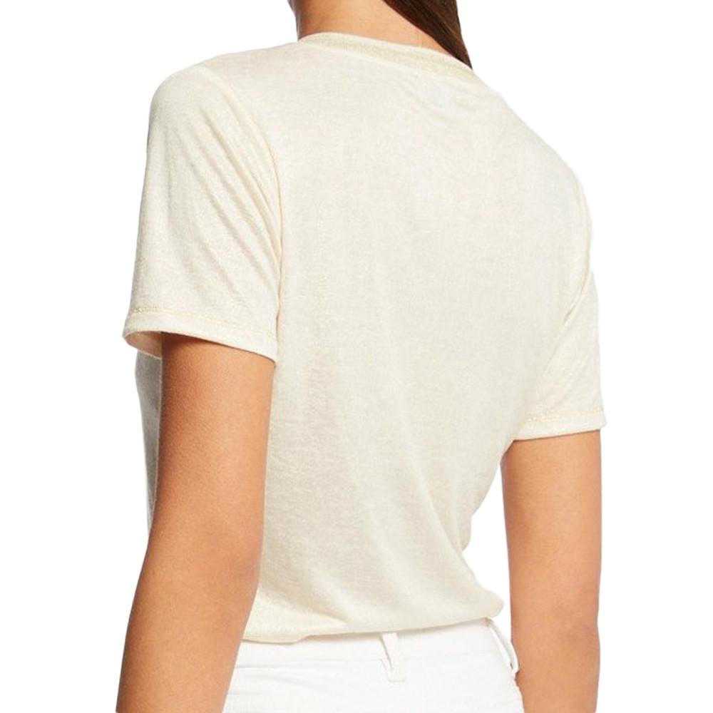 Morgan T-shirt Écru Femme Morgan Diwan