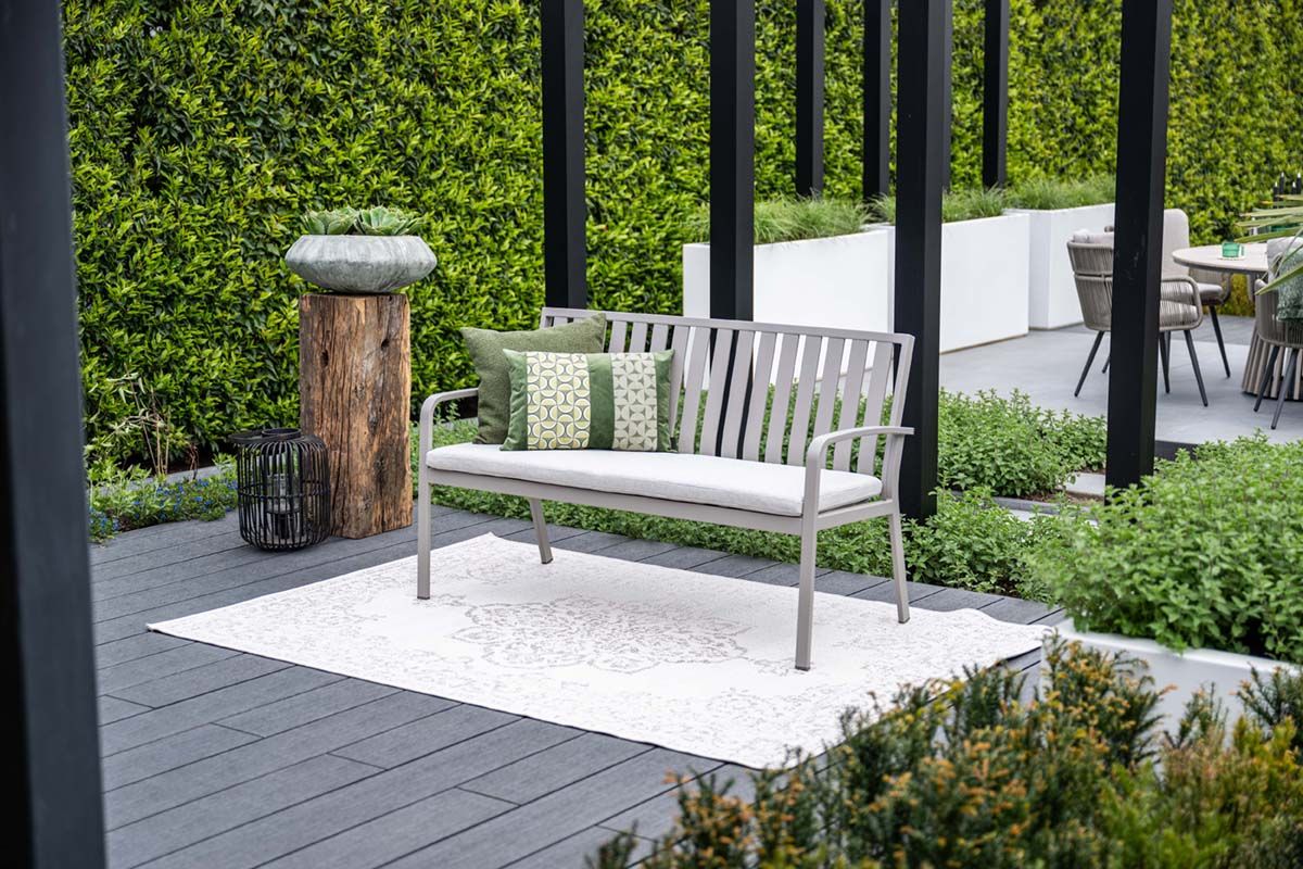 Garden Impressions Pisa parkbank - Taupe