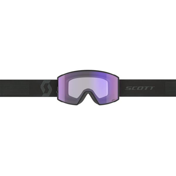 Masque de ski SCOTT REACT LS MINERAL BLACK LIGHT SENSITIVE BLUE CHROME