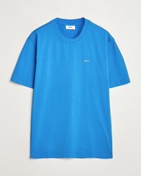 NN07 Adam Logo Crew Neck T-Shirt Winter Sky