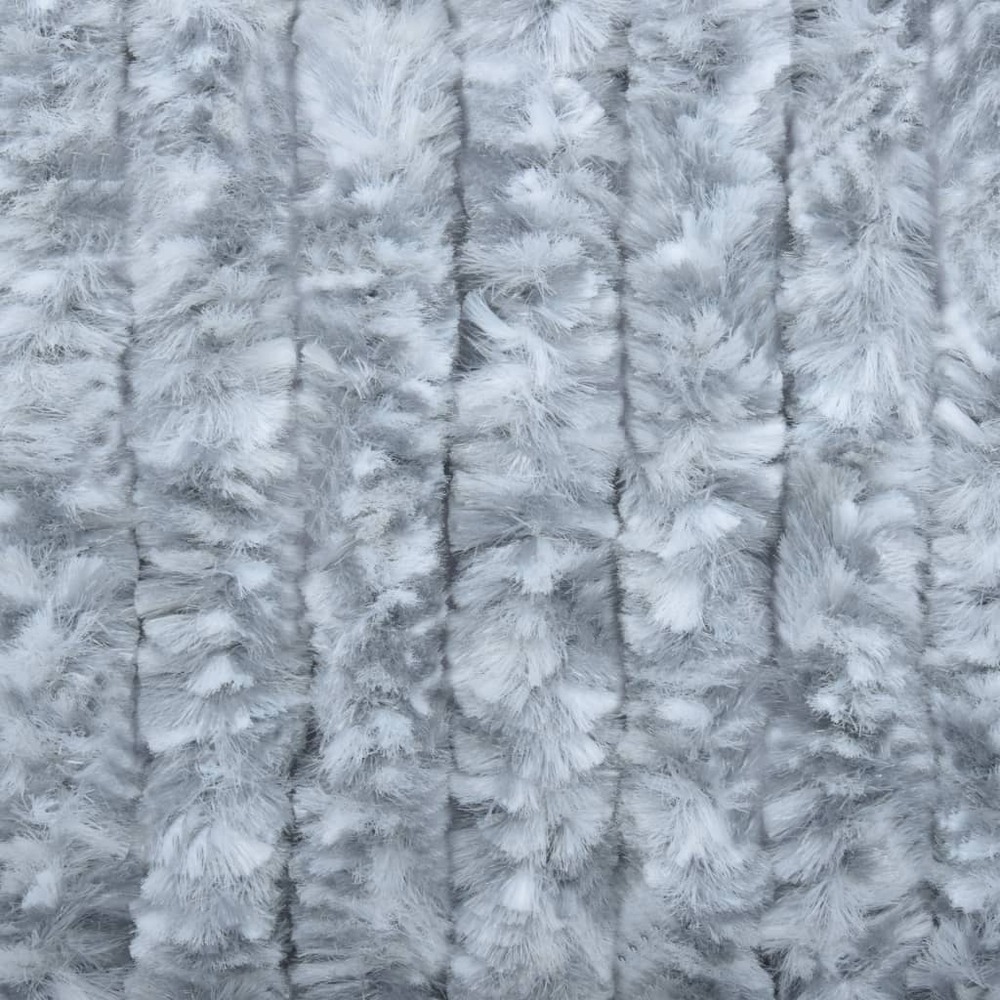 Moustiquaire blanc et gris 56x200 cm chenille