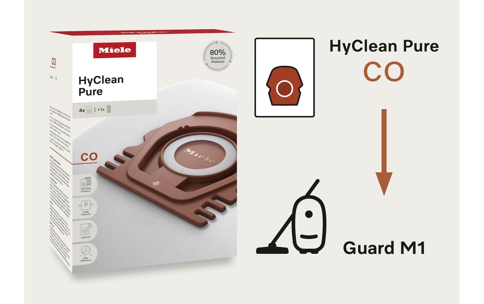 Staubsaugerbeutel HyClean Pure CO 4 StückStaubsaugerbeutel