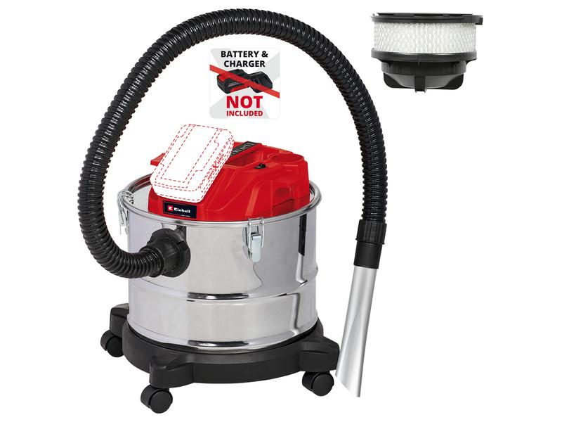 Einhell Akku-Aschesauger TE-AV 18/15 Li C-Solo Power X-Change 18 V Aschesauger