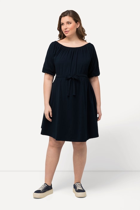 Bellieva Kleid, A-Linie, U-Boot-Ausschnitt, weiter Halbarm