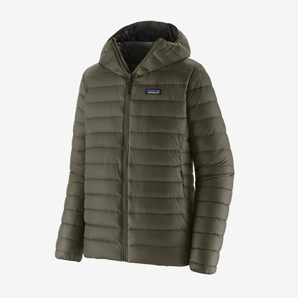 Herren-Daunenpullover mit Kapuze